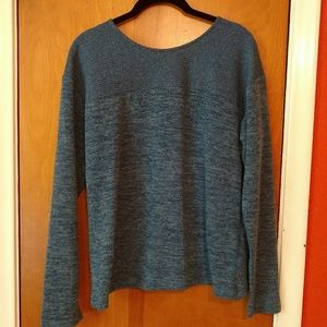 Stitch Fix Market & Spruce blue marled sweater - L